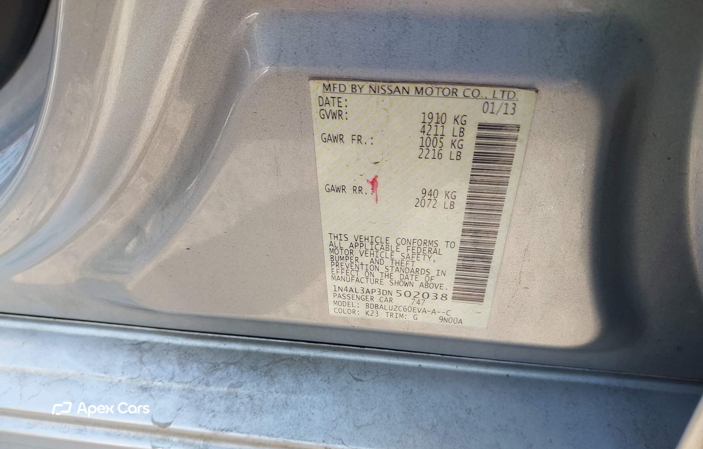 Nissan Altima 2013