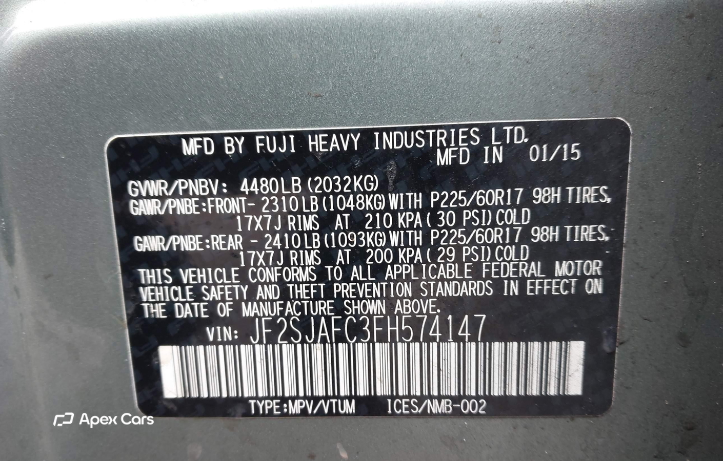 Subaru Forester 2015