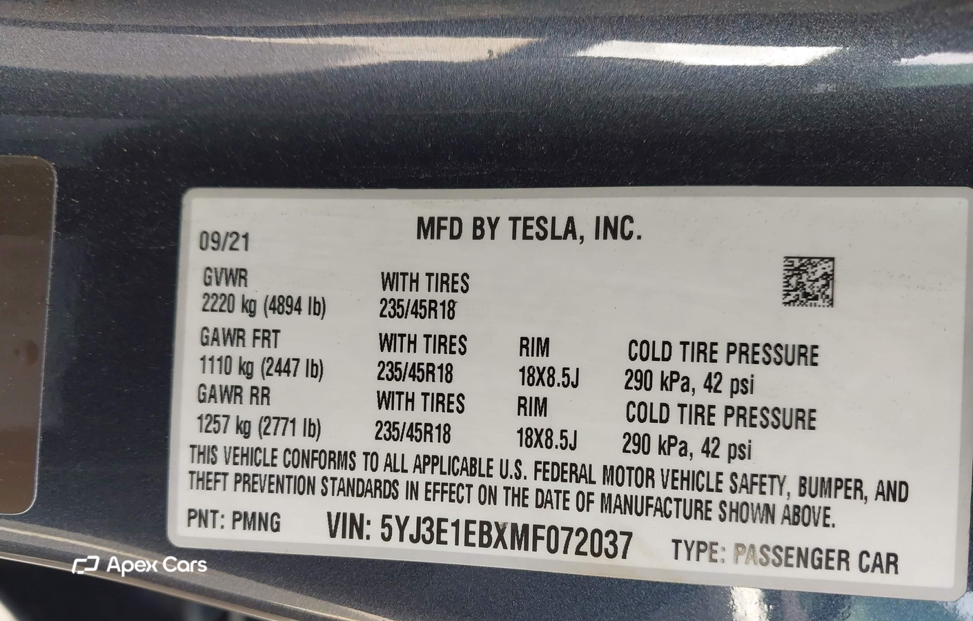 Tesla Model 3 2021