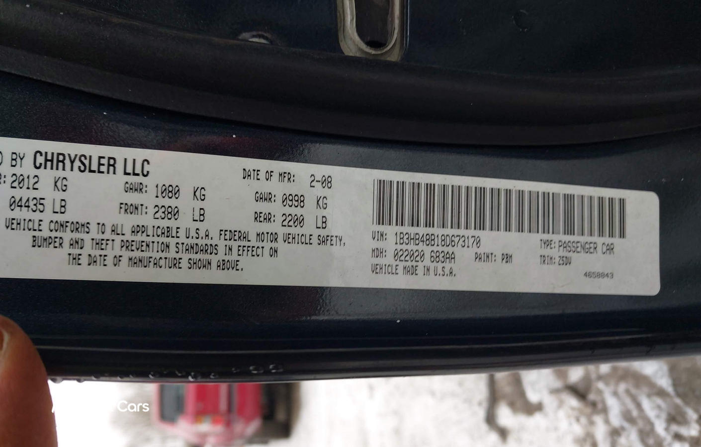 Dodge Caliber 2008