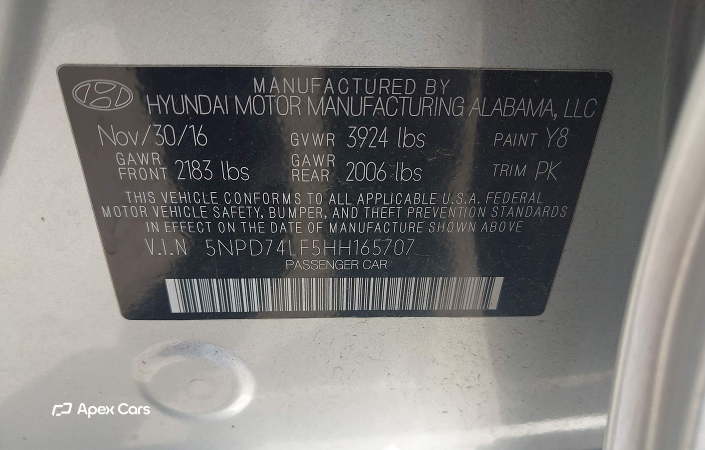 Hyundai Elantra 2017