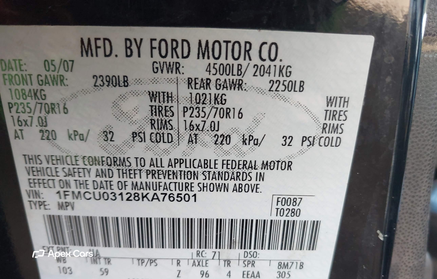 Ford Escape 2008