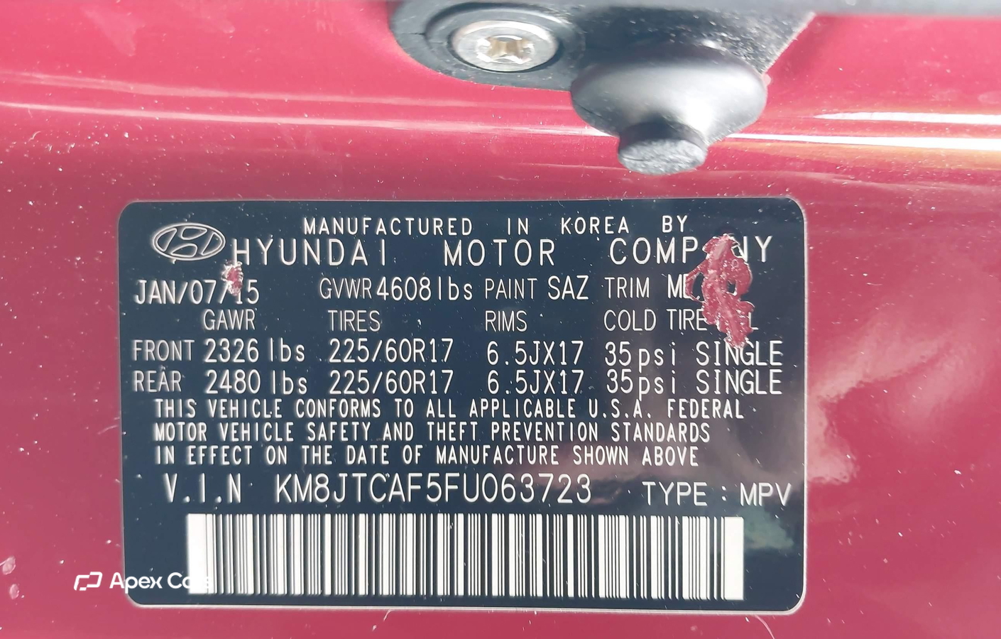 Hyundai Tucson 2015