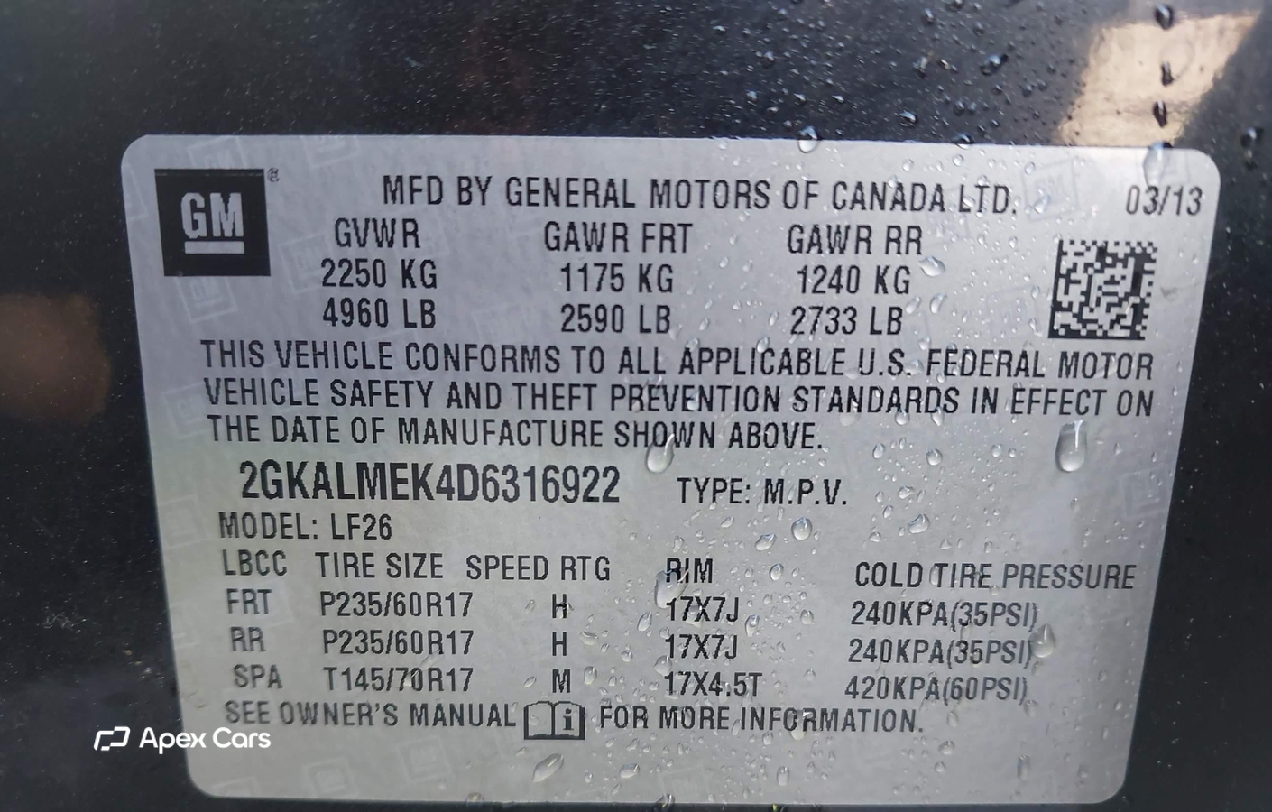 GMC Terrain 2013