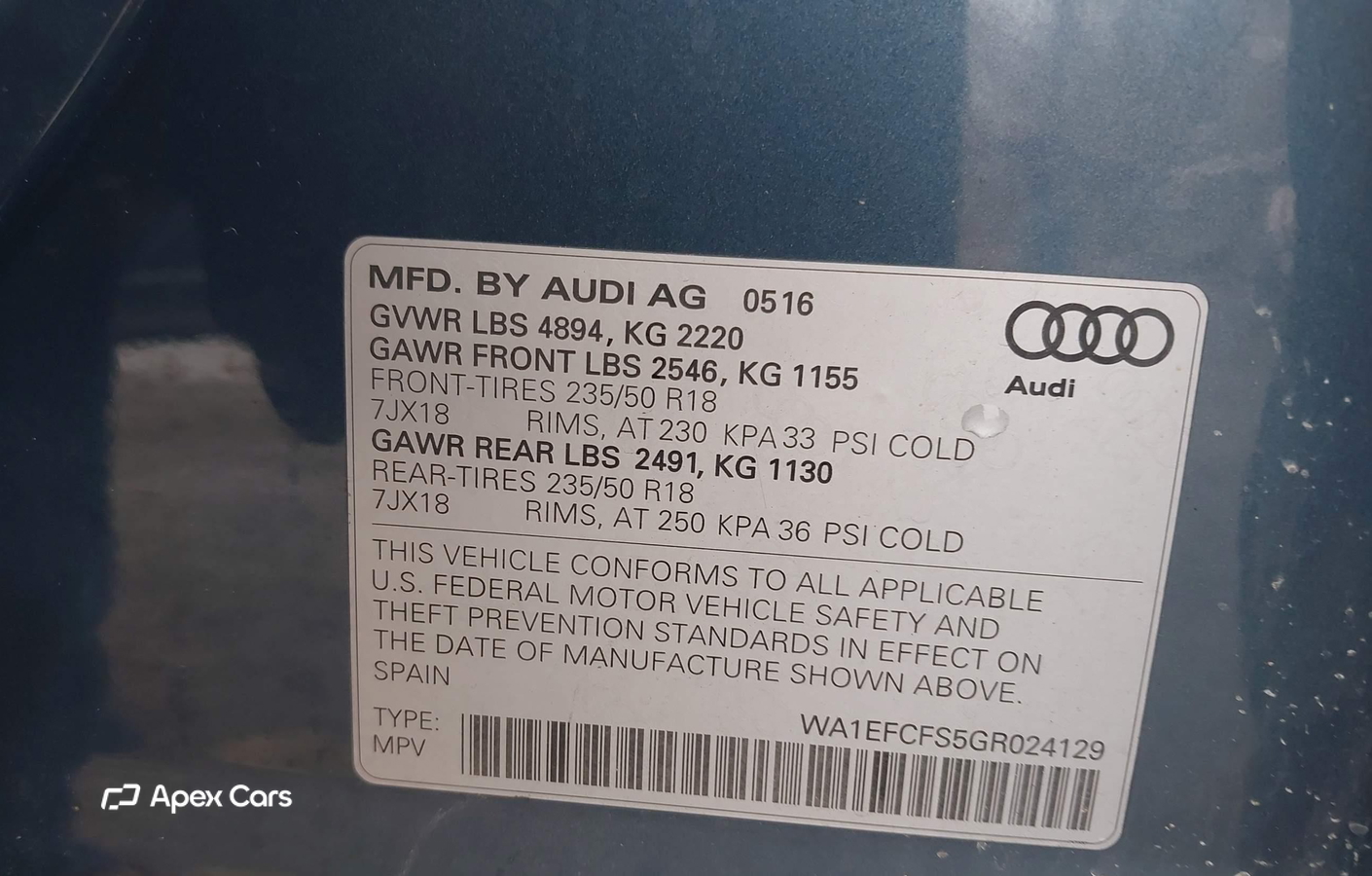 Audi Q3 2016