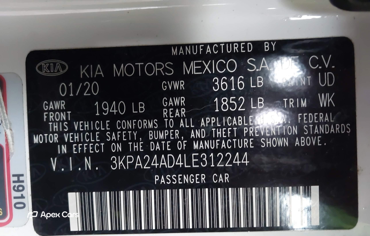 Kia Rio 2020