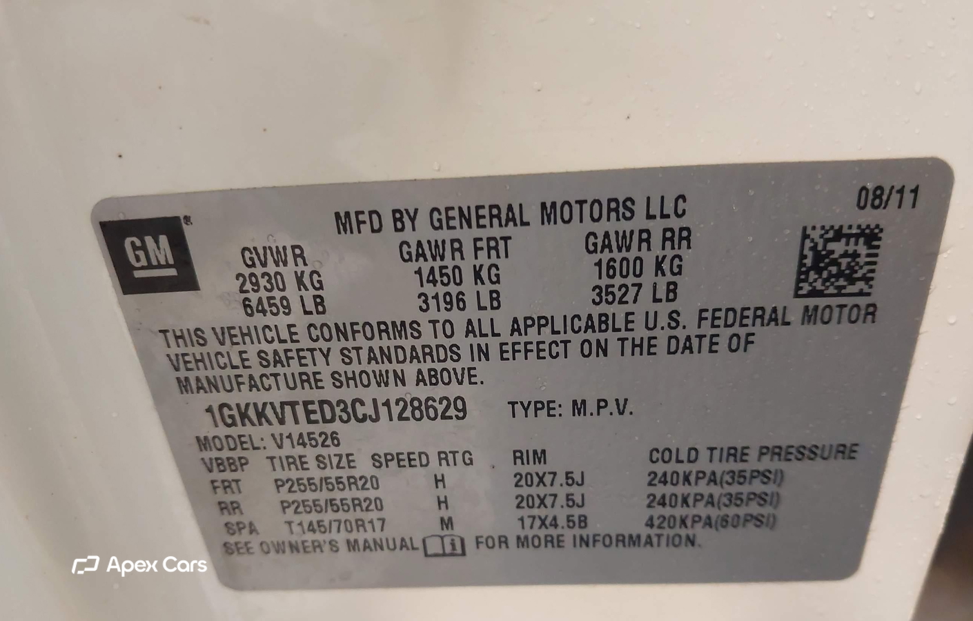 GMC Acadia 2012