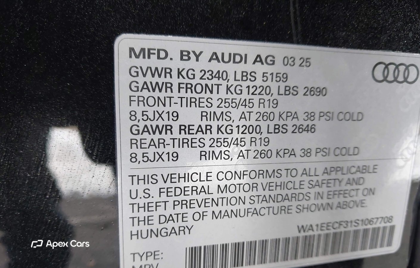 Audi Q3 2025