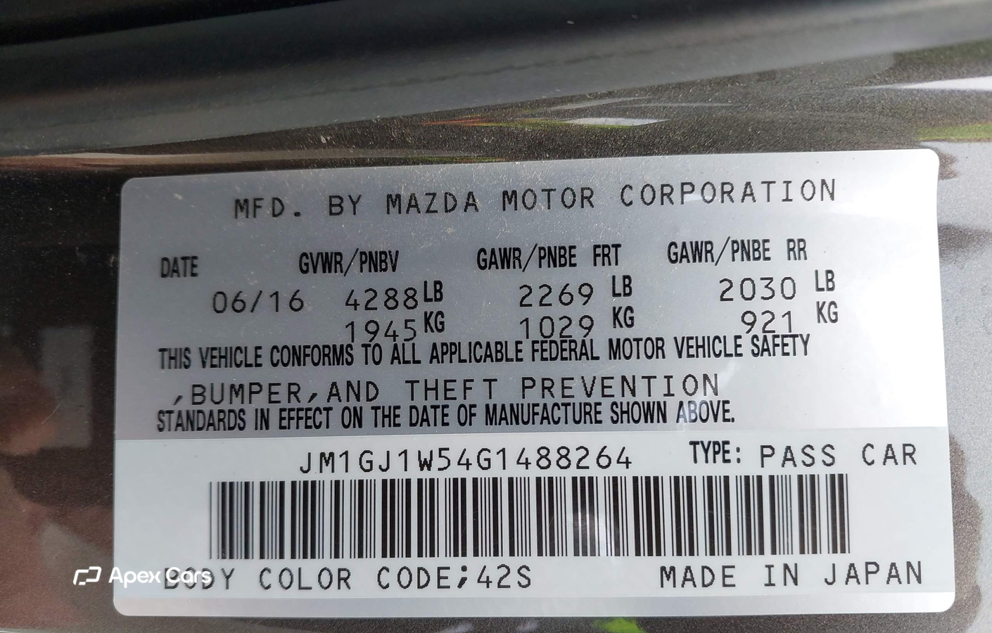 Mazda 6 2016