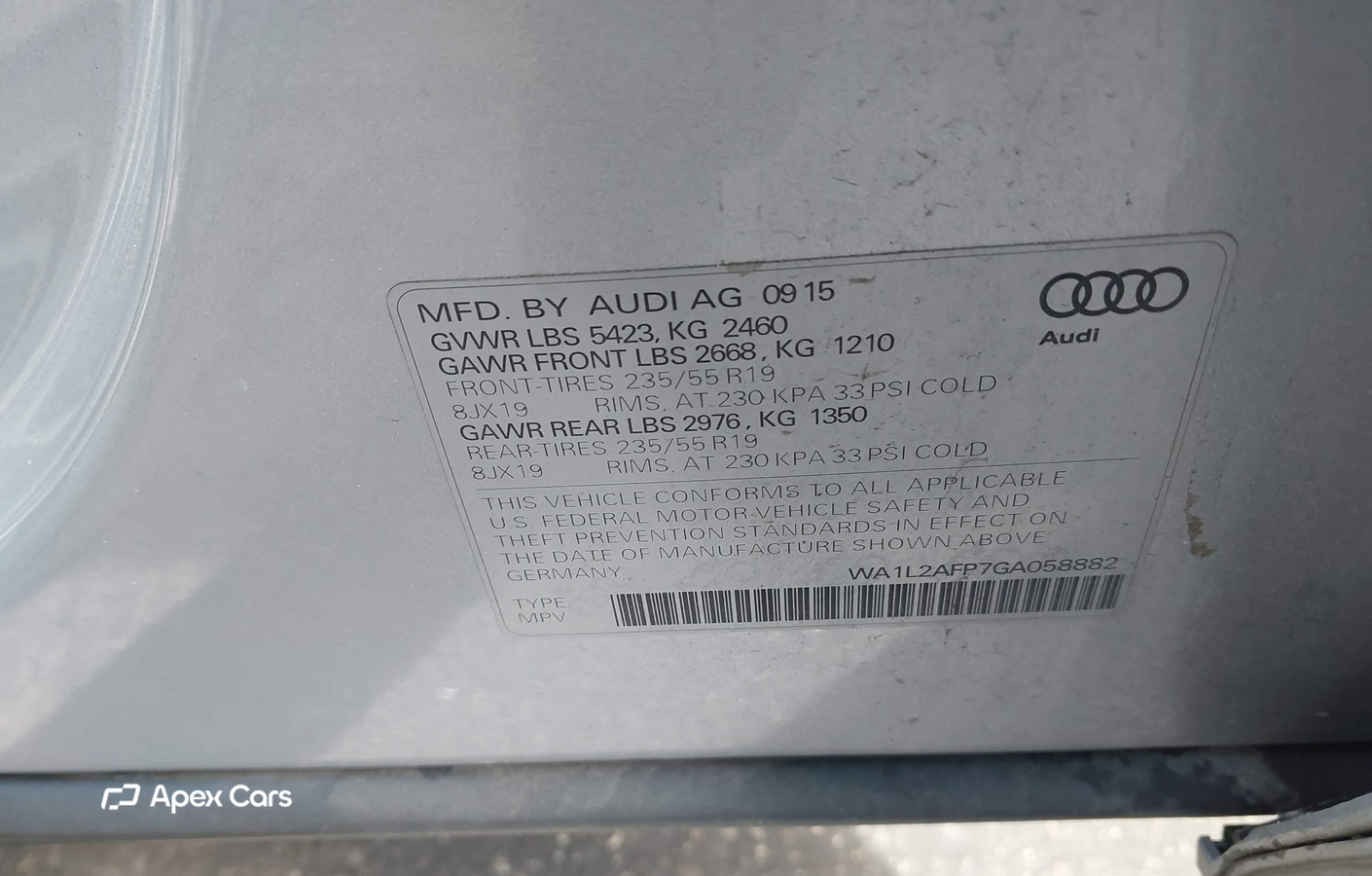 Audi Q5 2016