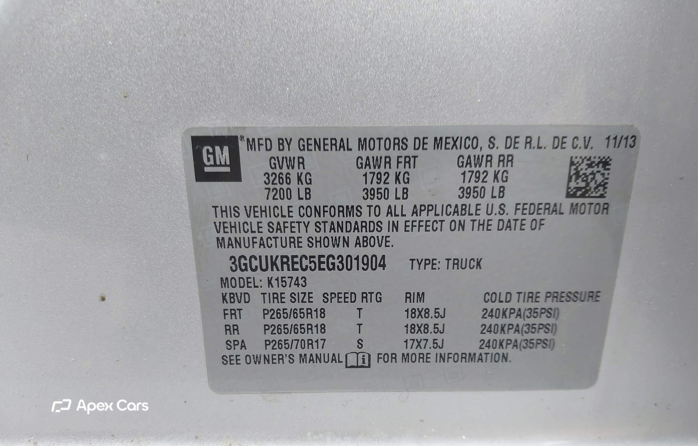 Chevrolet Silverado 2014