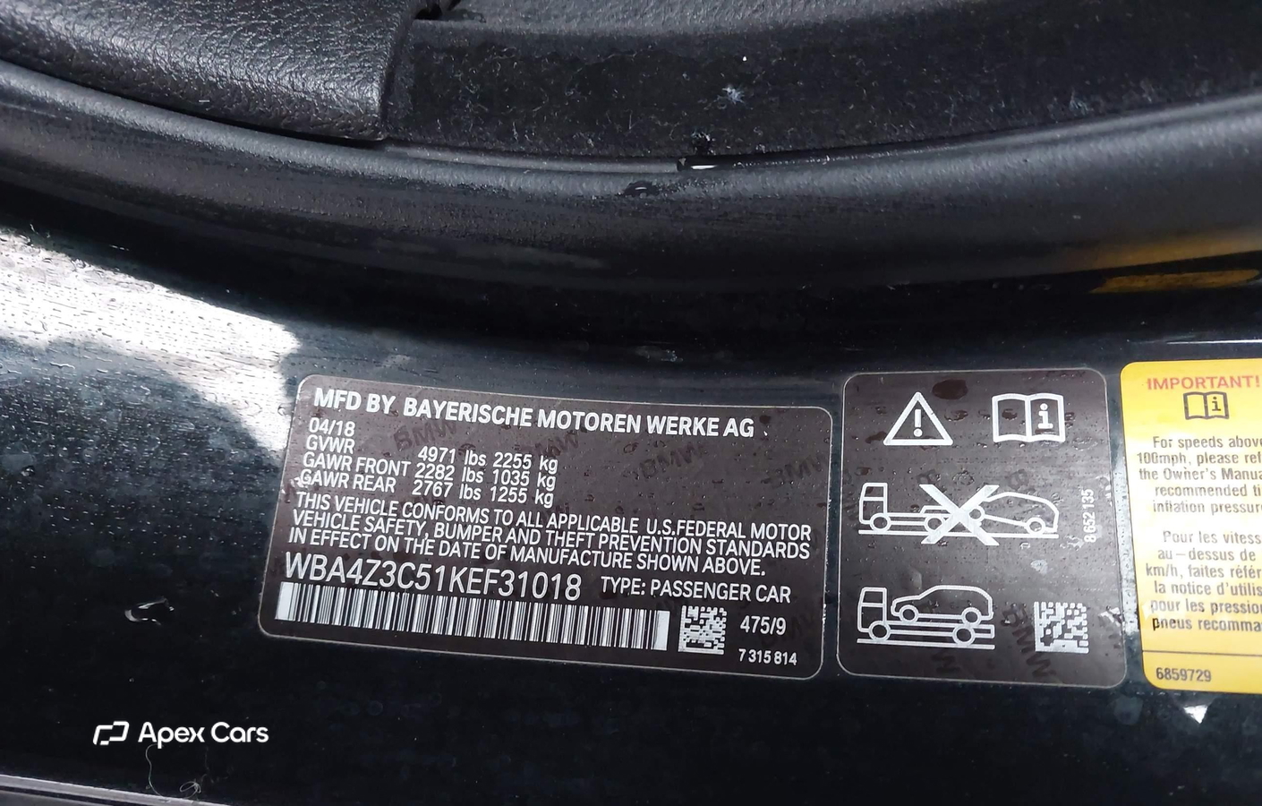 BMW Series 4 2019