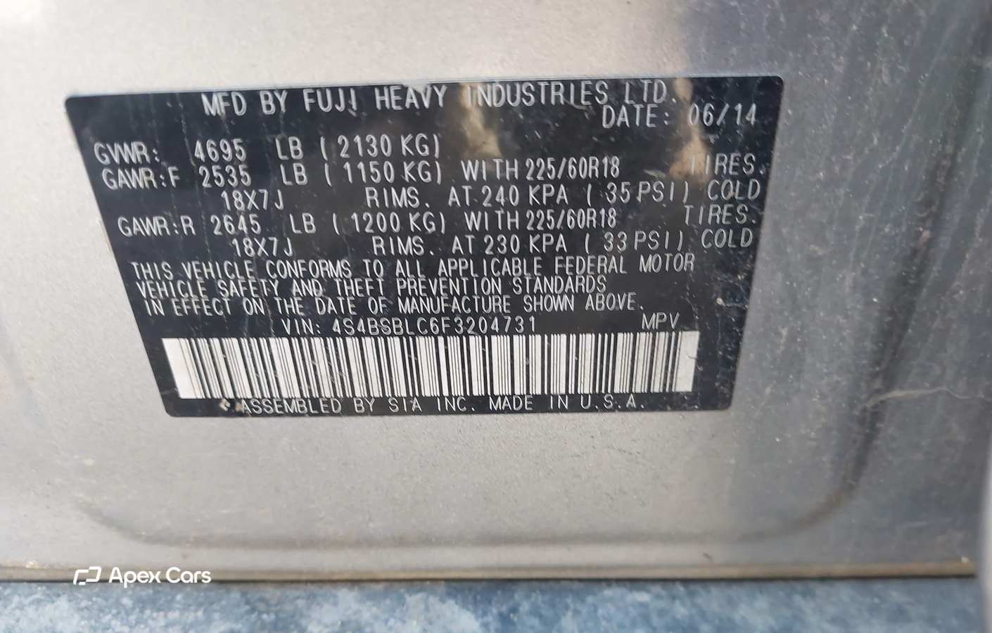 Subaru Outback 2015