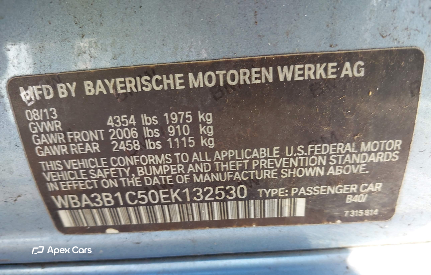 BMW Series 3 2014