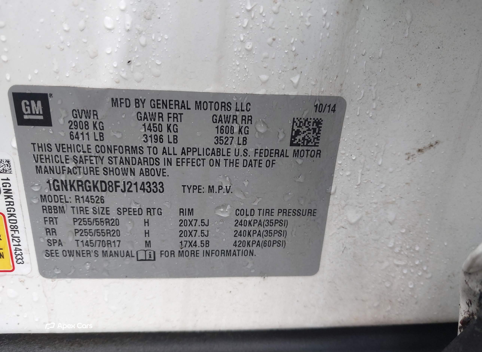 Chevrolet Traverse 2015