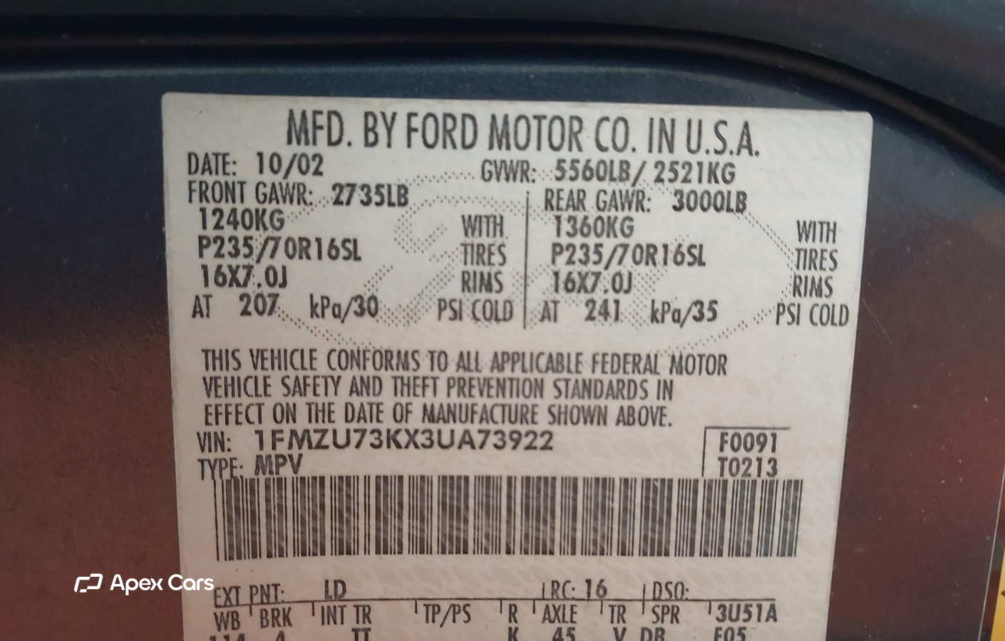 Ford Explorer 2003