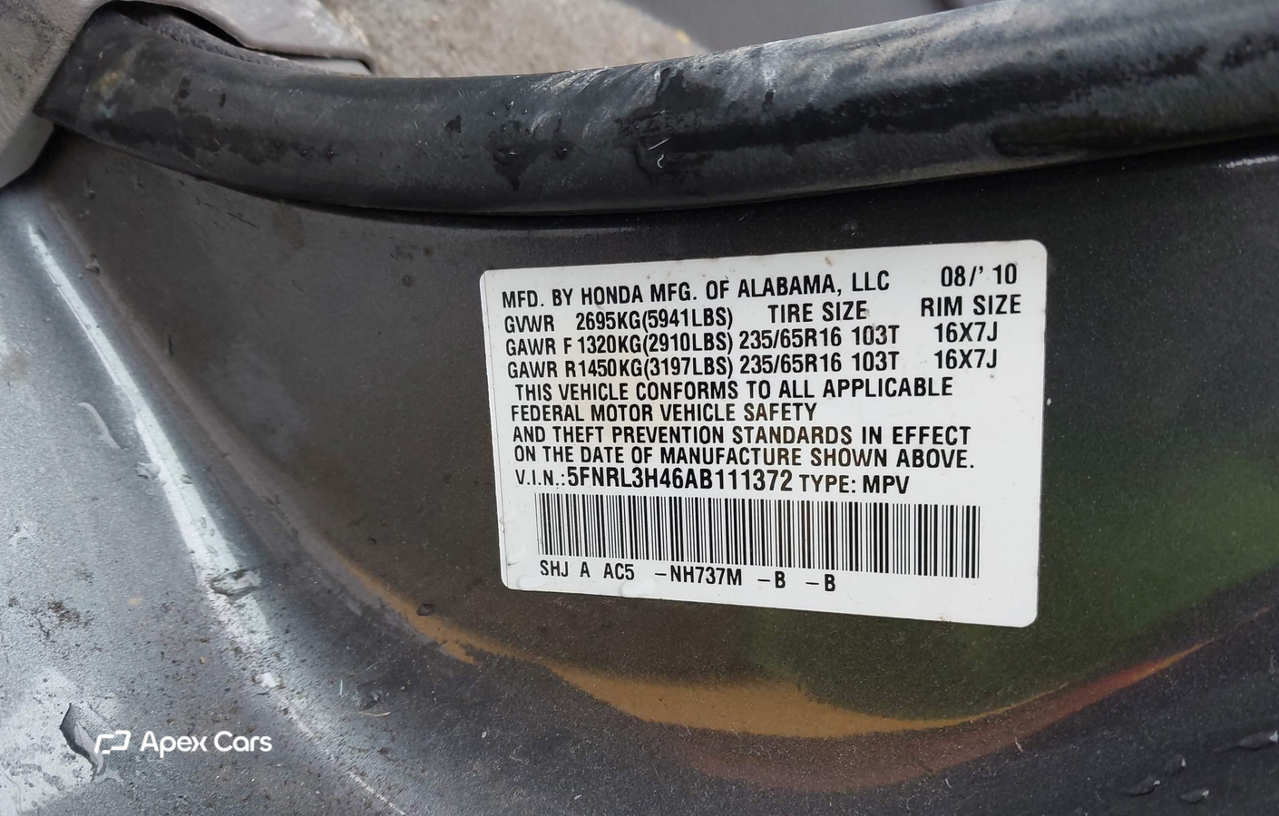 Honda Odyssey 2010
