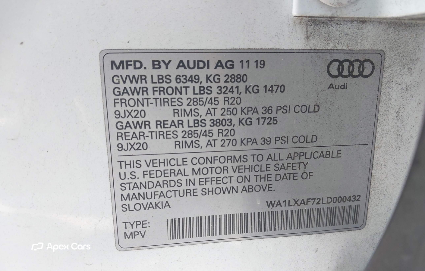 Audi Q7 2020