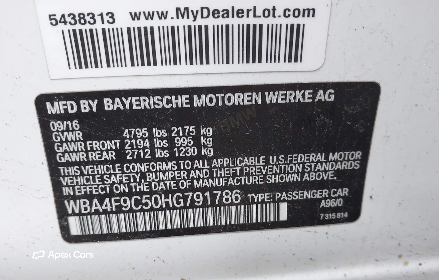 BMW Series 4 2017