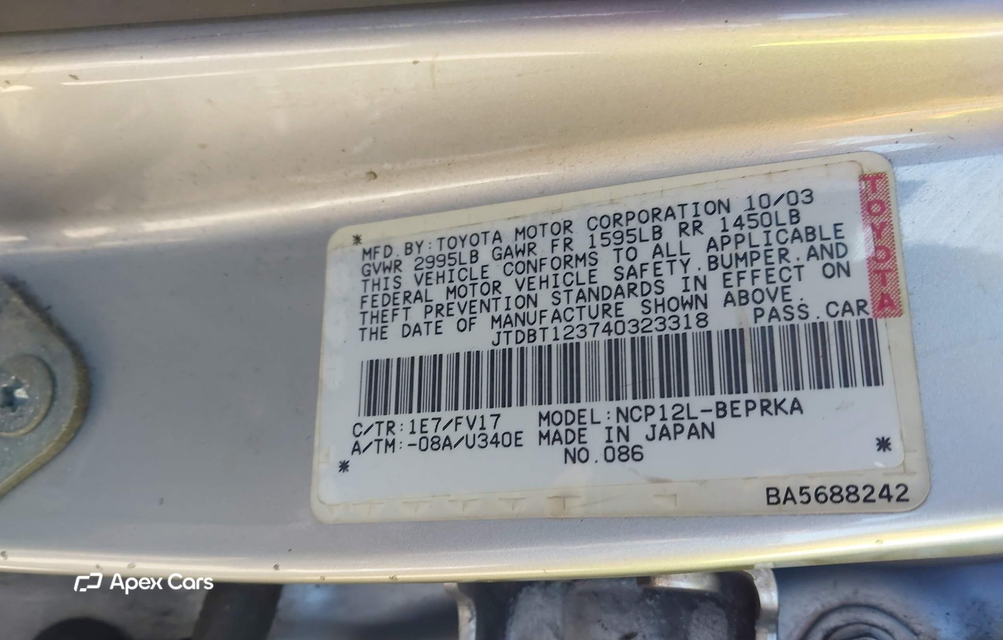 Toyota Echo 2004