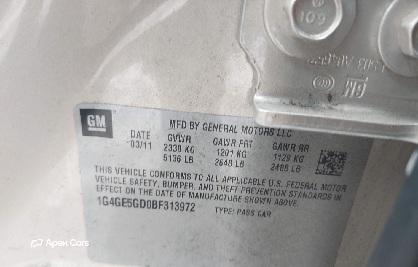 Buick LaCrosse 2011
