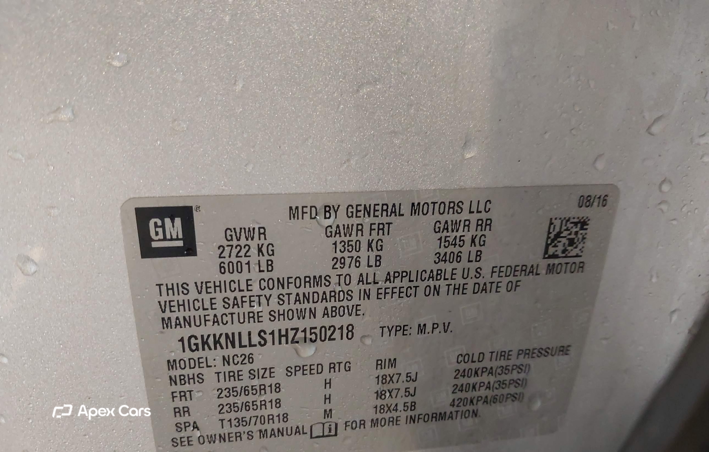 GMC Acadia 2017