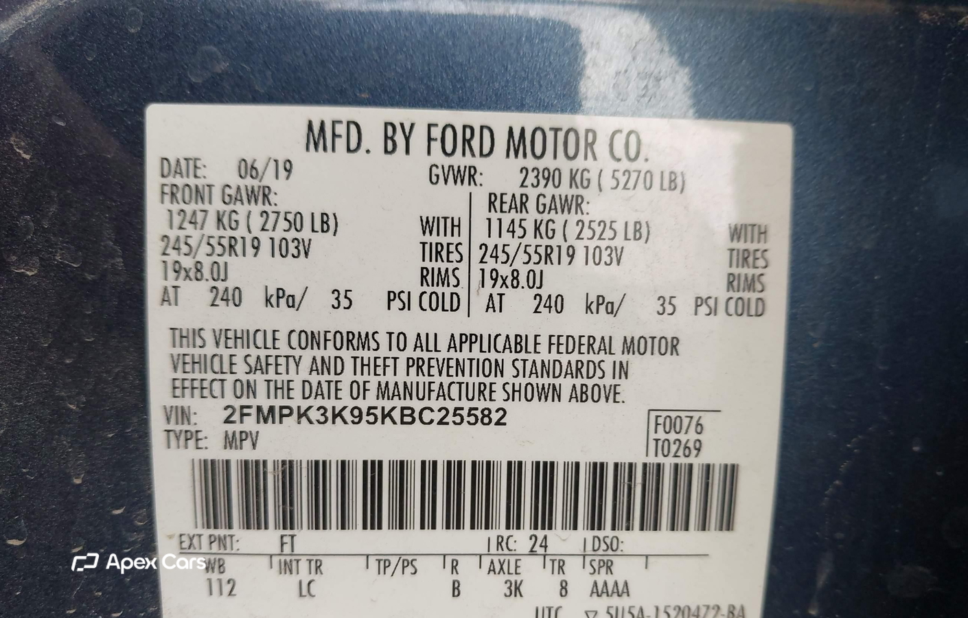 Ford Edge 2019