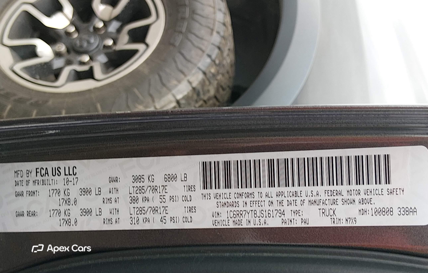 RAM 1500 2018