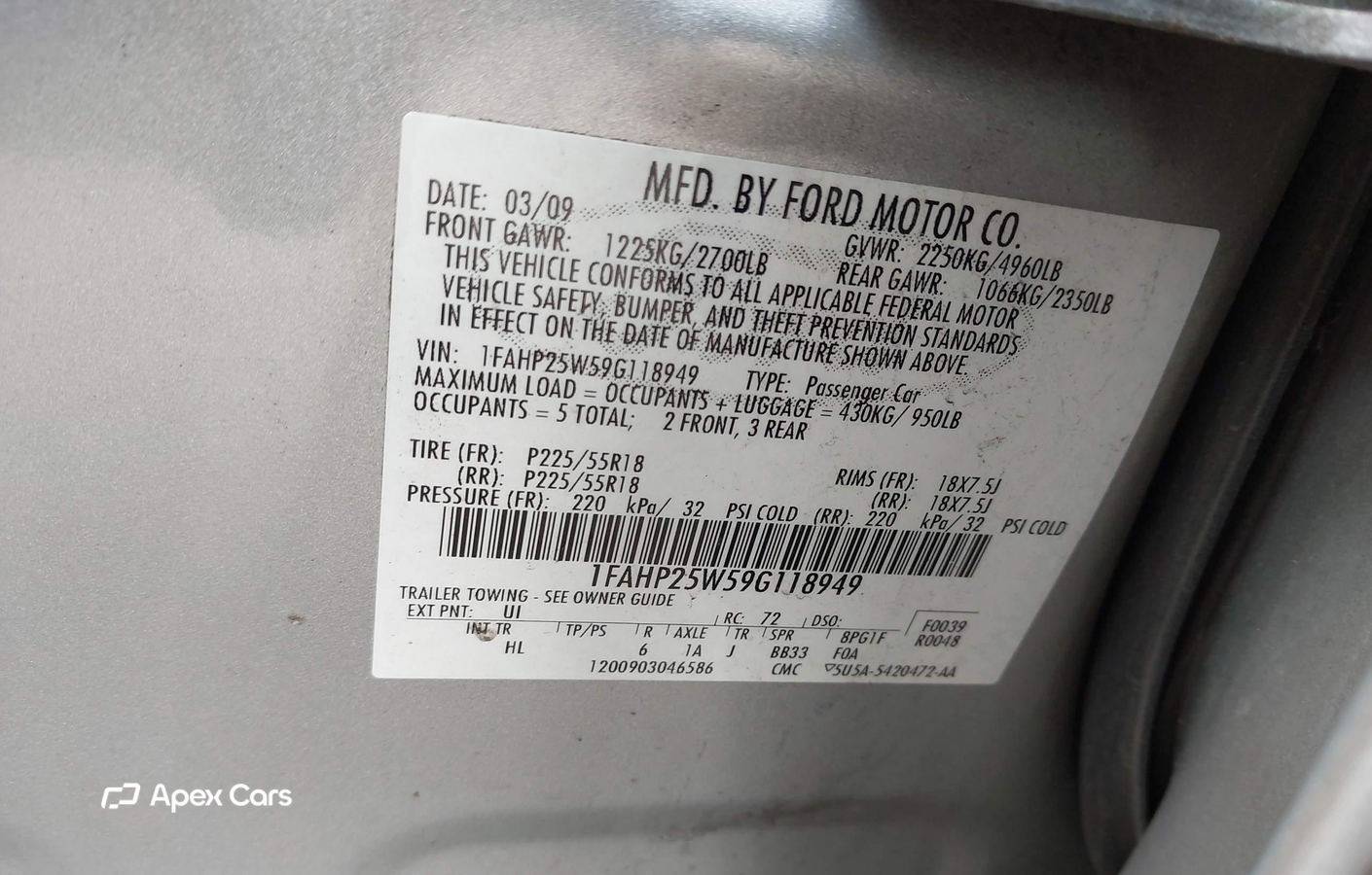 Ford Taurus 2009