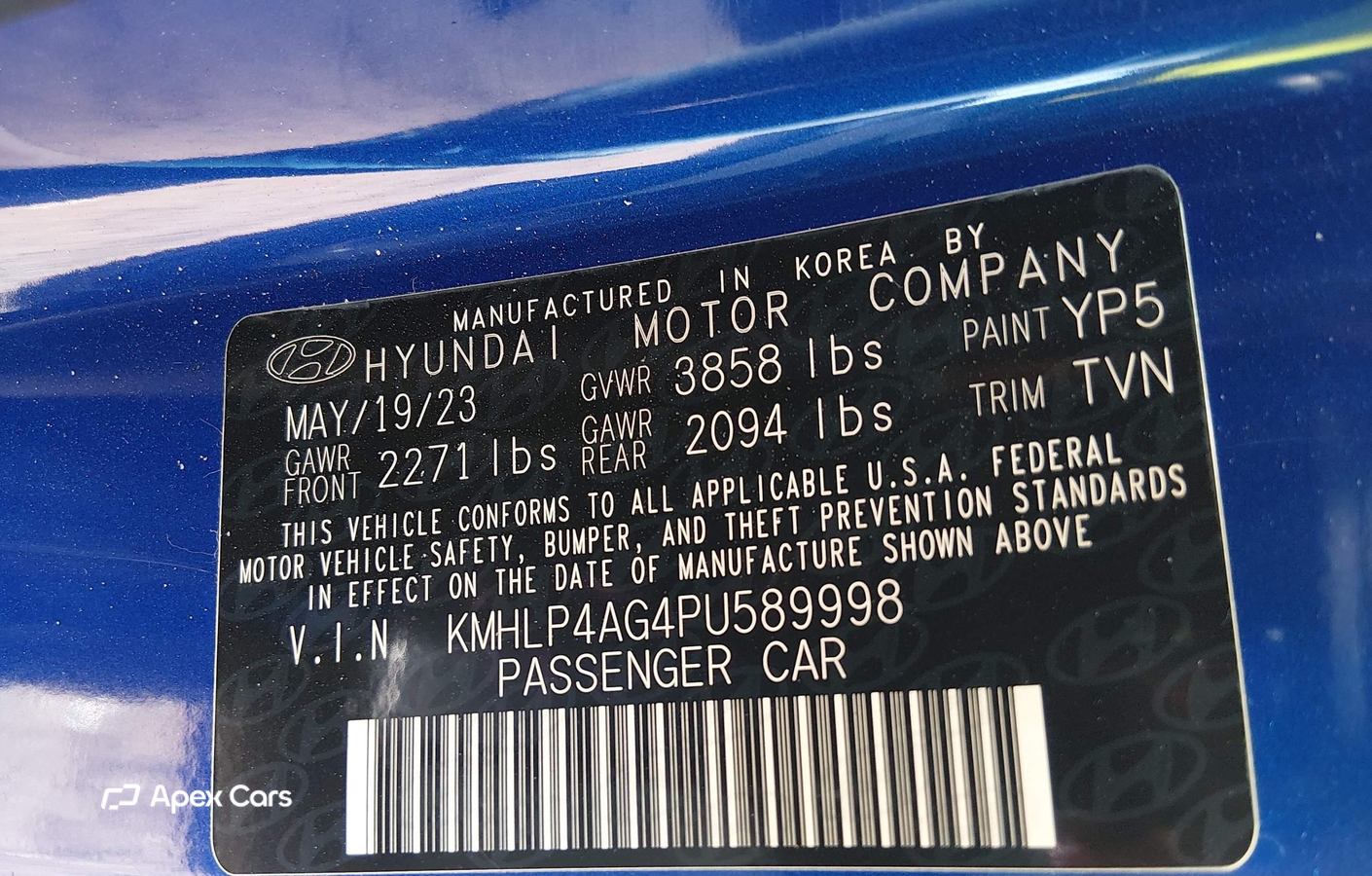 Hyundai Elantra 2023