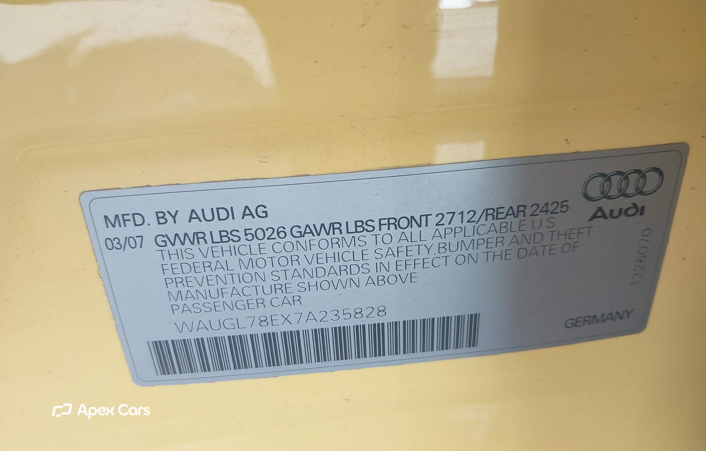 Audi S4 2007