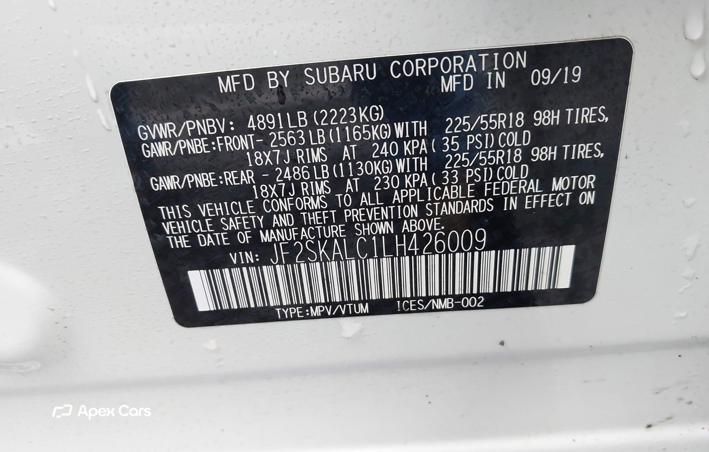 Subaru Forester 2020