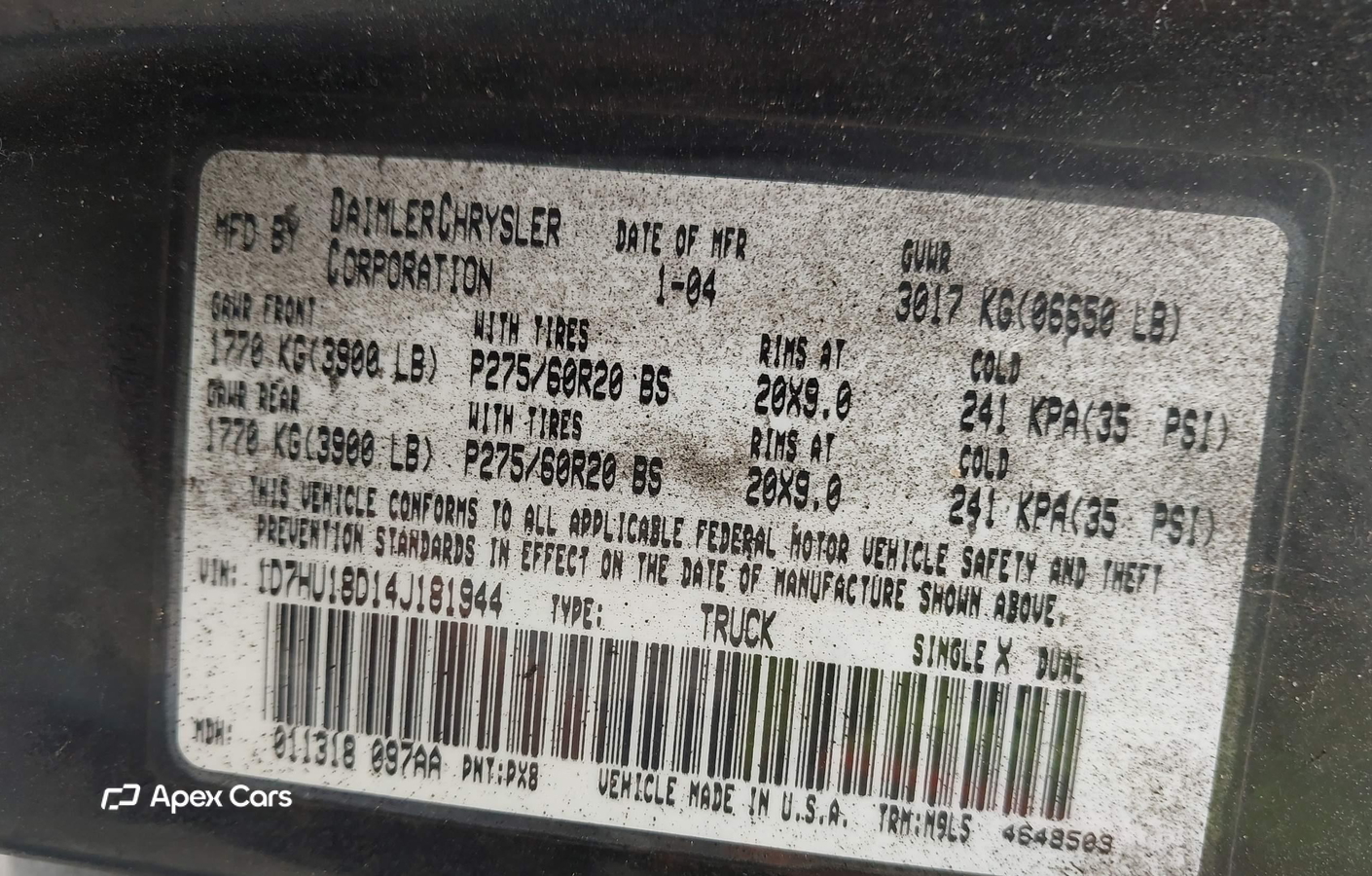 Dodge RAM 2004