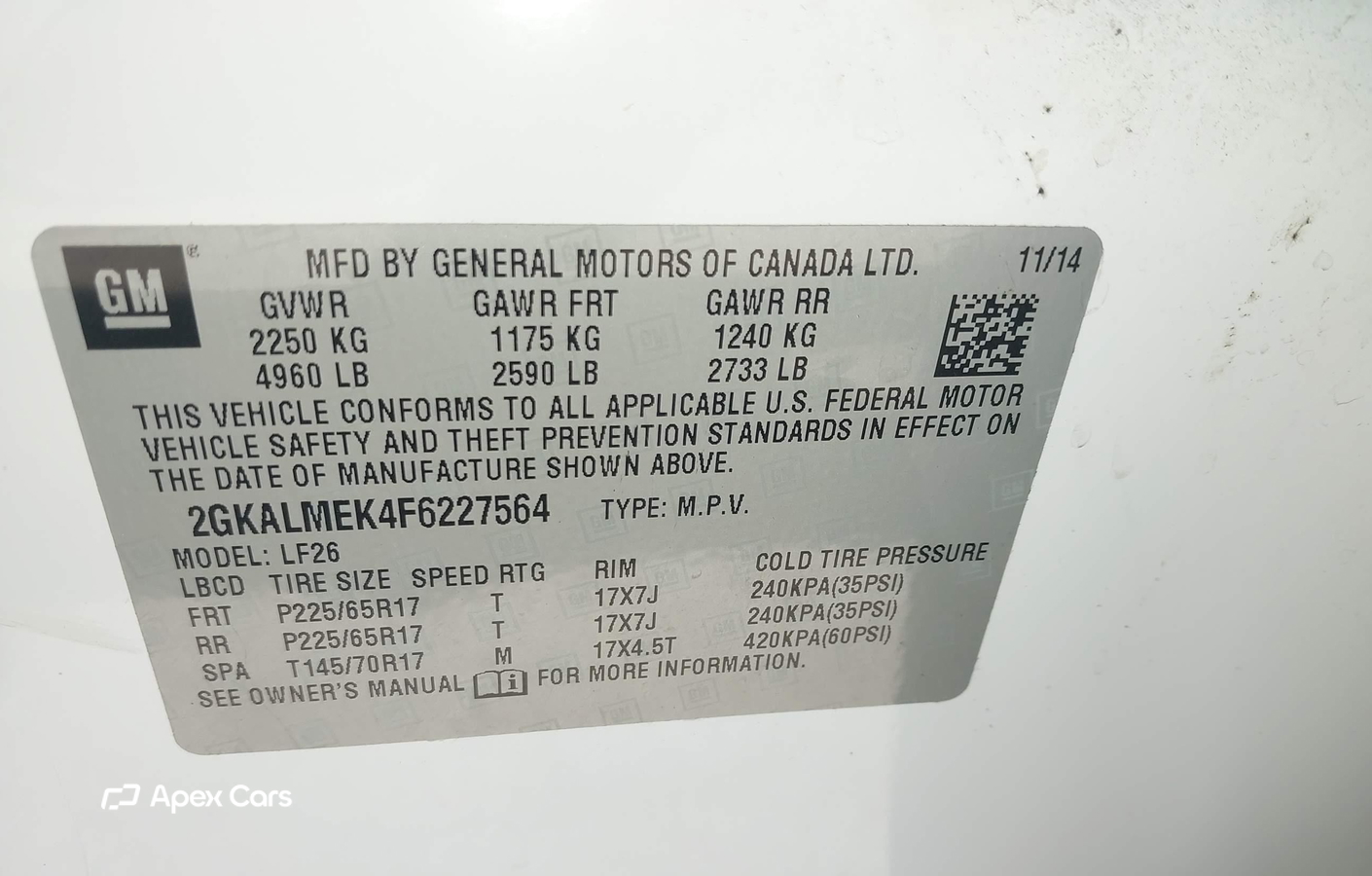 GMC Terrain 2015