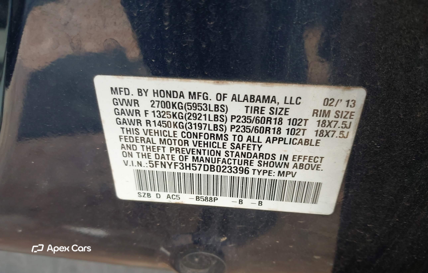 Honda Pilot 2013