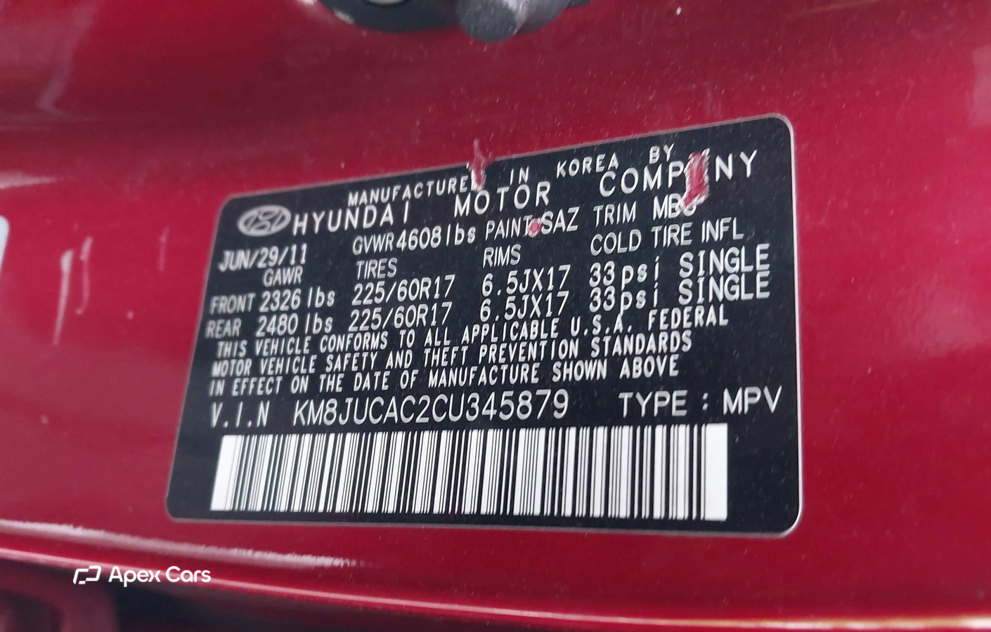 Hyundai Tucson 2012