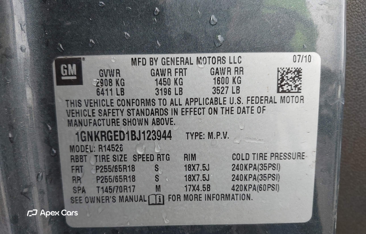 Chevrolet Traverse 2011