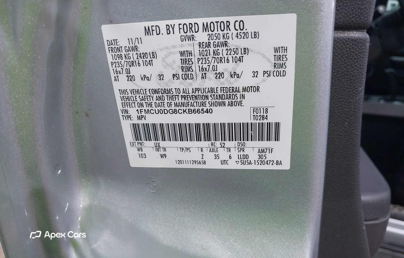 Ford Escape 2012
