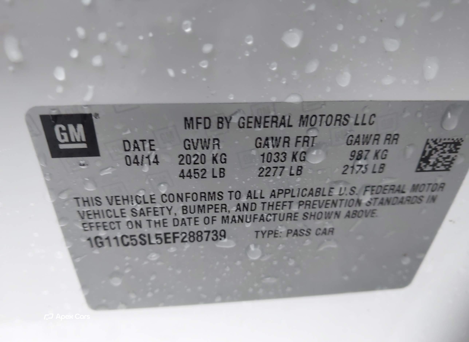 Chevrolet Malibu 2014