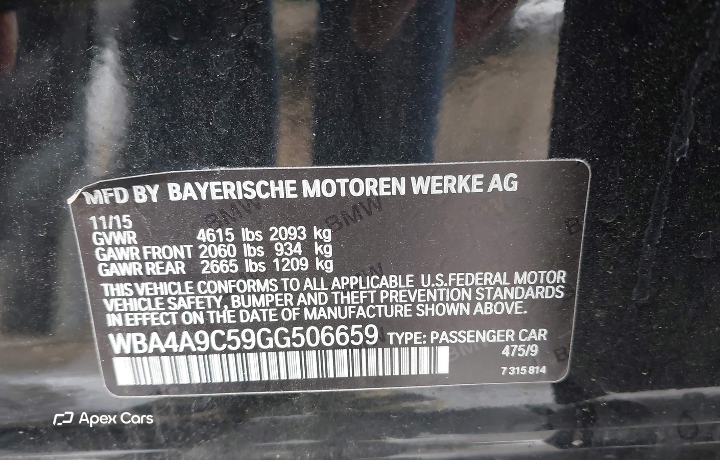 BMW Series 4 2016