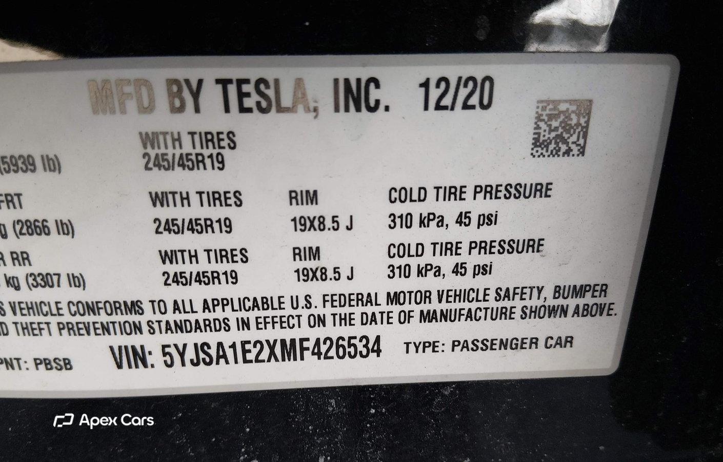 Tesla Model S 2021