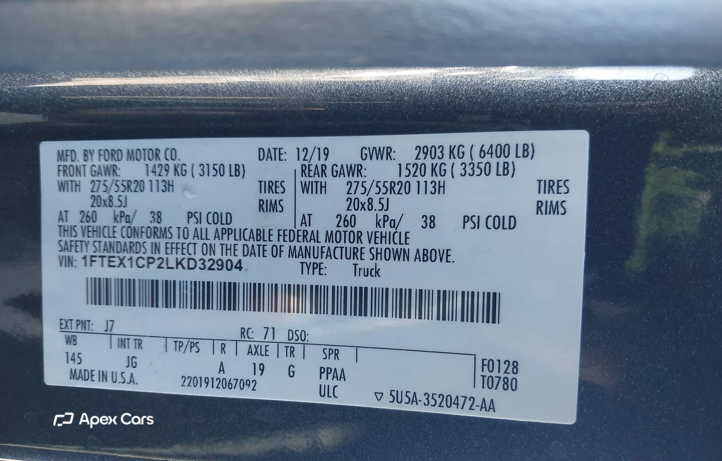 Ford F-150 2020