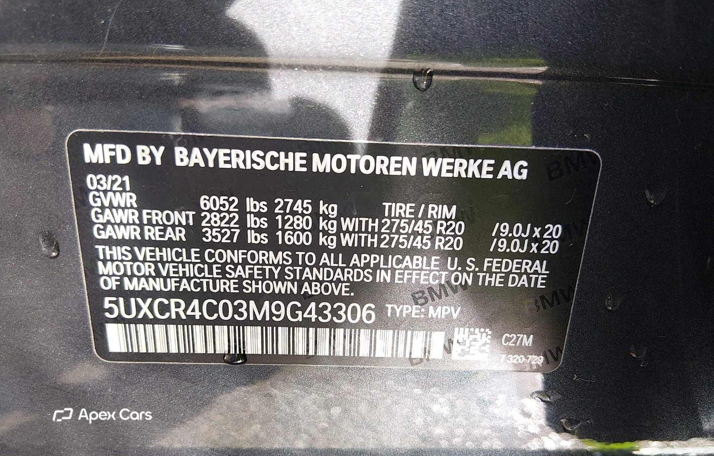 BMW X5 2021