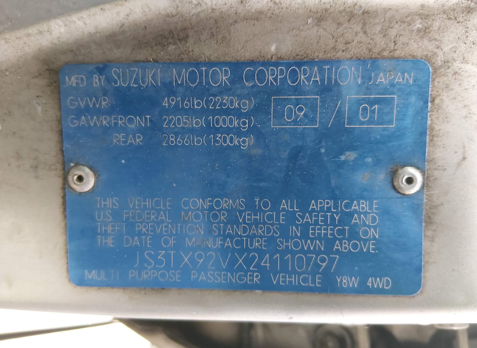 Suzuki XL7 2002