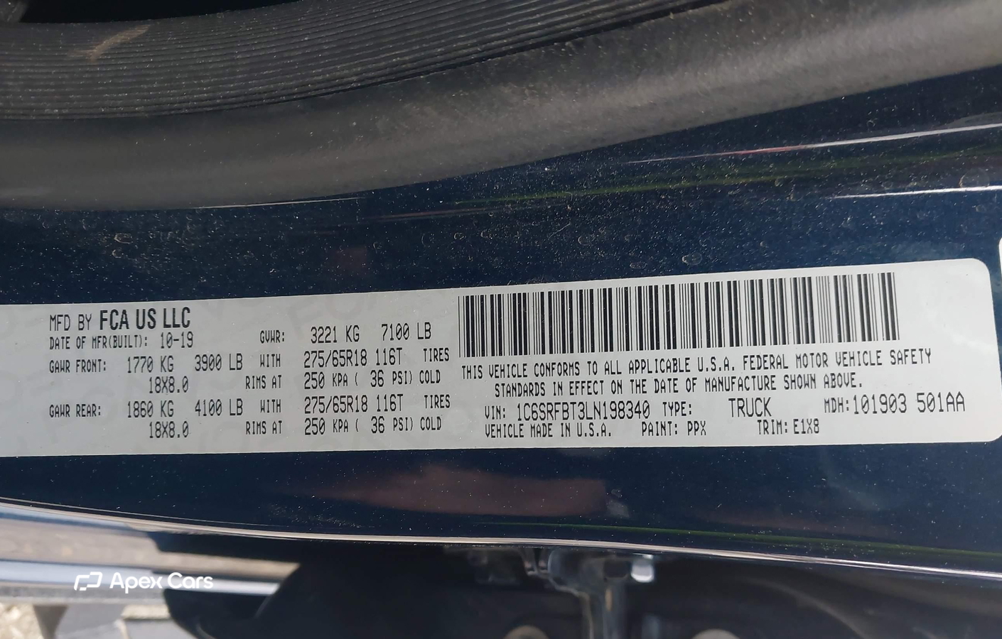 RAM 1500 2020