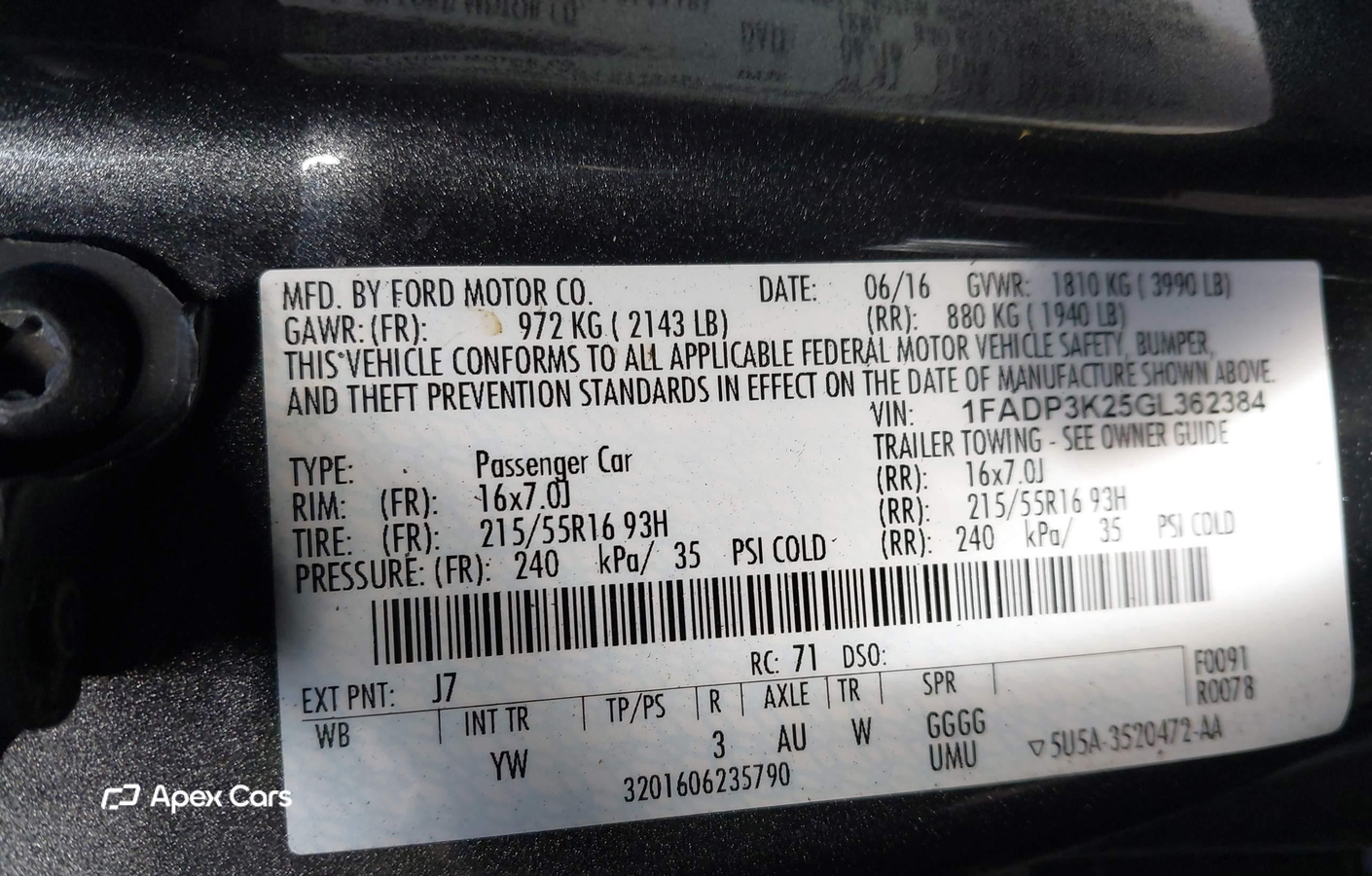 Ford Focus 2016