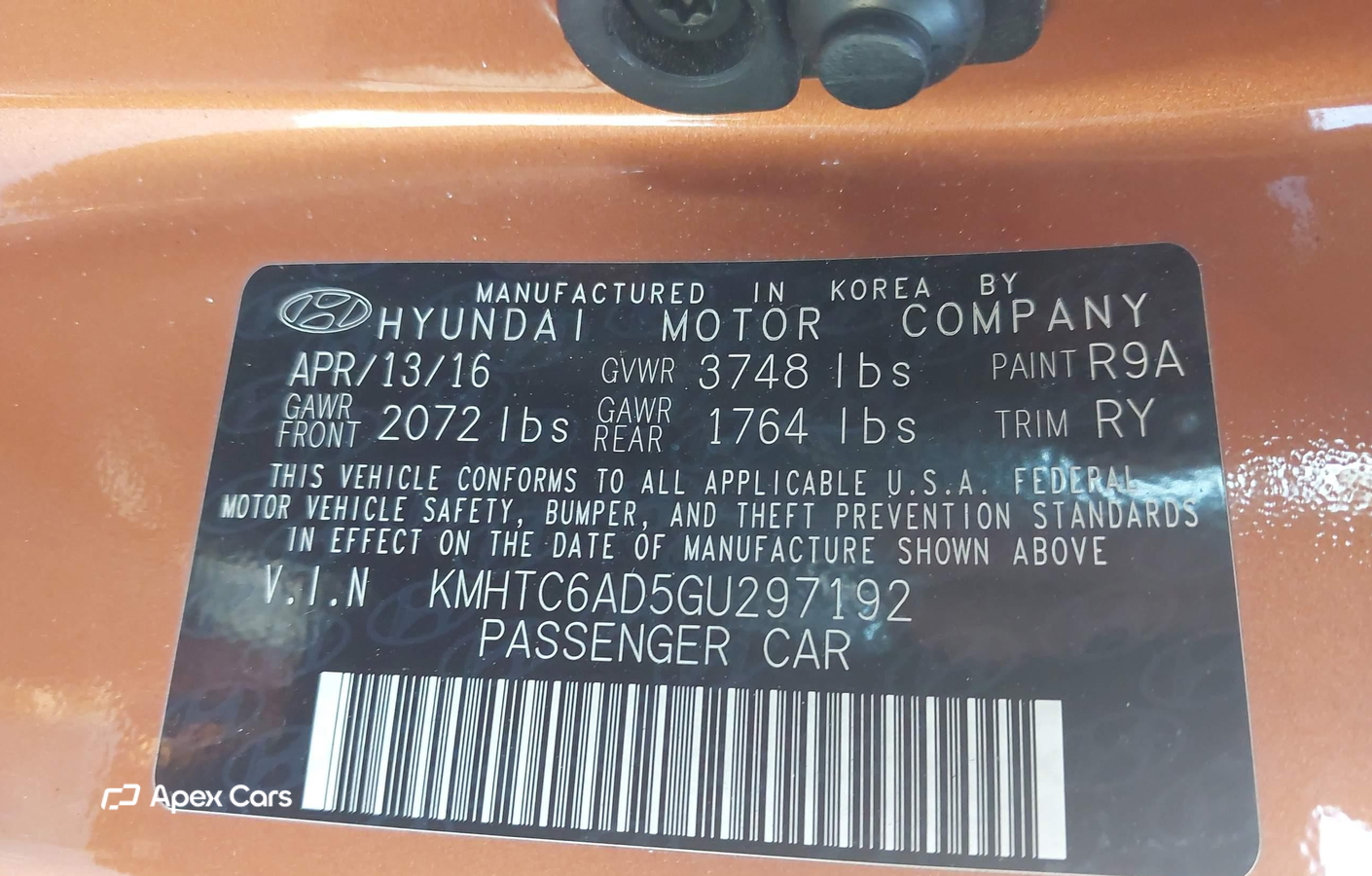 Hyundai Veloster 2016