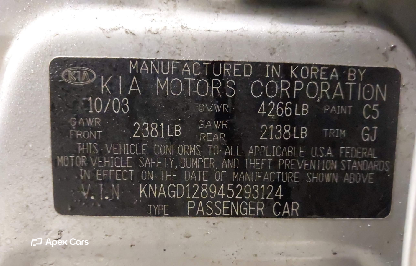 Kia Optima 2004