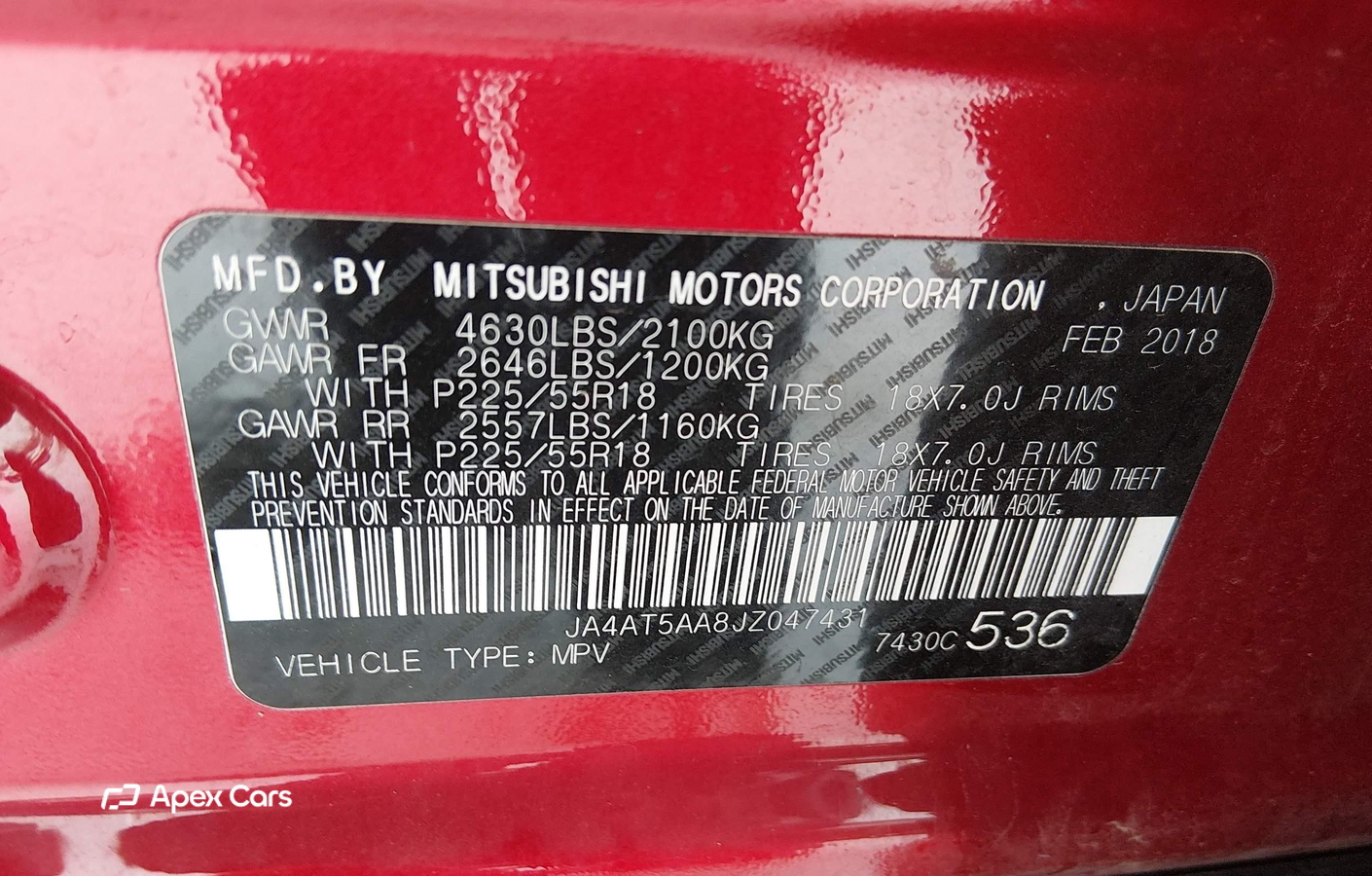 Mitsubishi Eclipse Cross 2018