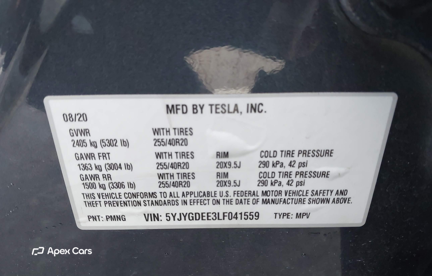 Tesla Model Y 2020